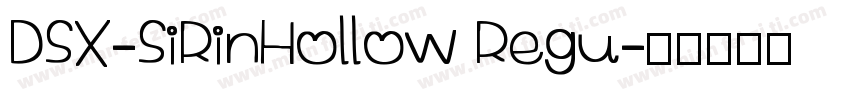 DSX-SiRinHollow Regu字体转换